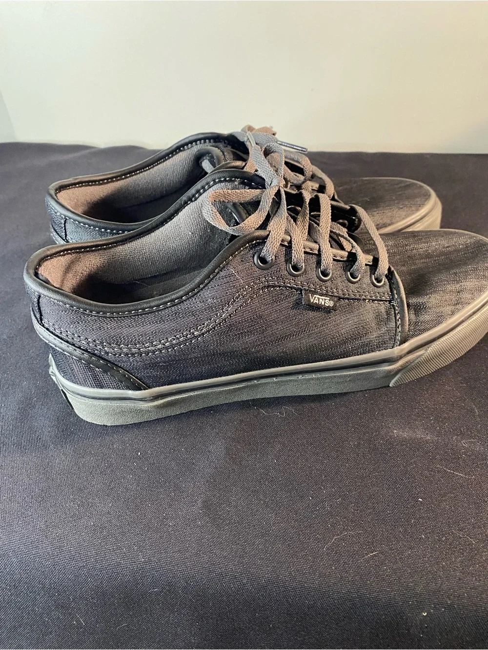 Vans Chukka Low (Denim) Black/Pewter UltraCush Sneakers Men’s 8.5